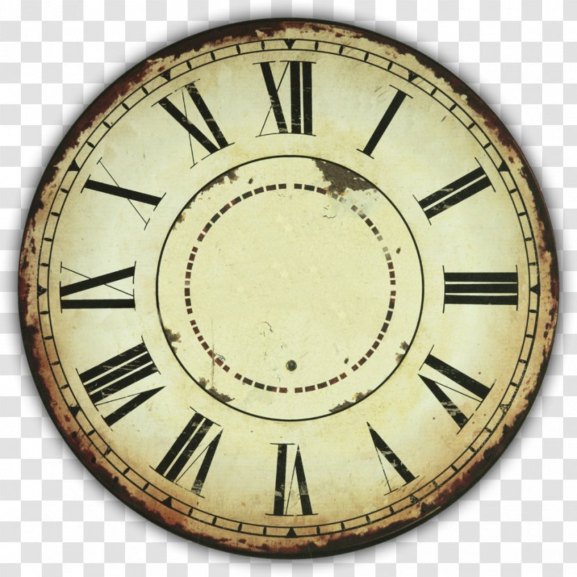 Stock Photography Clock Face Wall - Roman Numerals - Old Time Transparent PNG