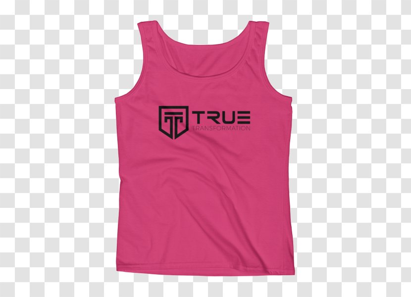 T-shirt Sleeveless Shirt Woman Tanktop - Pink - Vip Membership Charts Transparent PNG