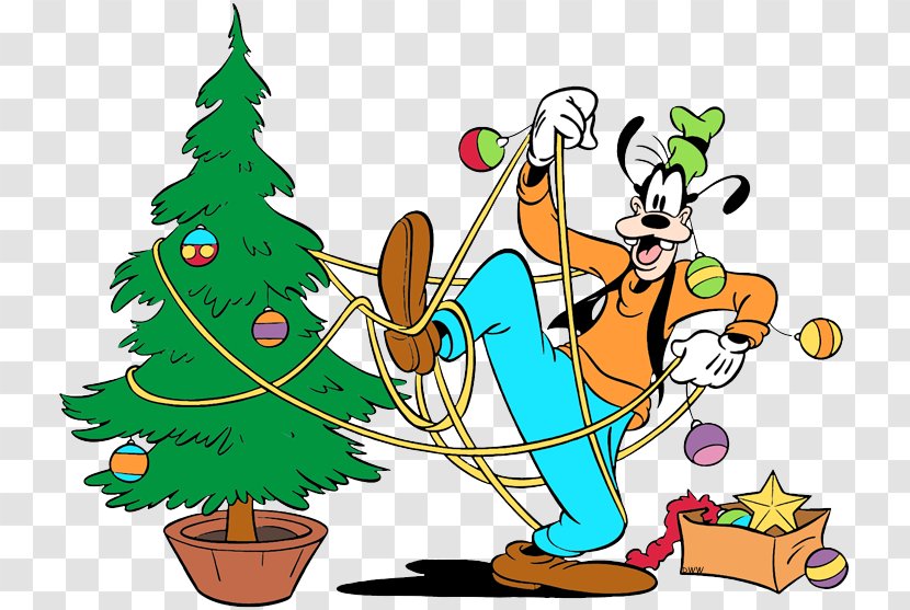 Christmas Tree Mickey Mouse Minnie Goofy Donald Duck Transparent PNG