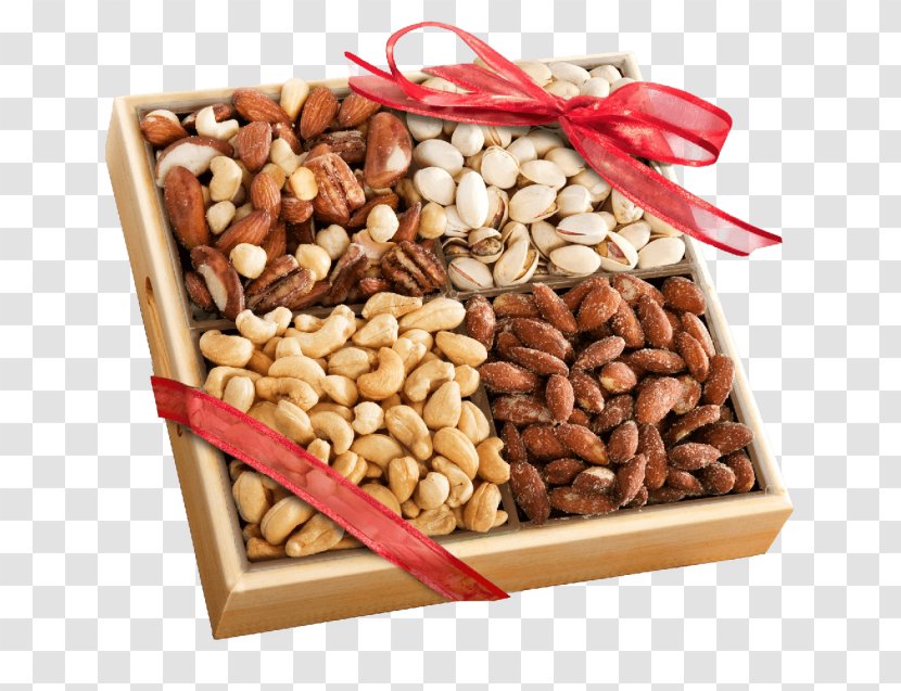 Mixed Nuts Food Gift Baskets Dried Fruit Tray - Ingredient Transparent PNG