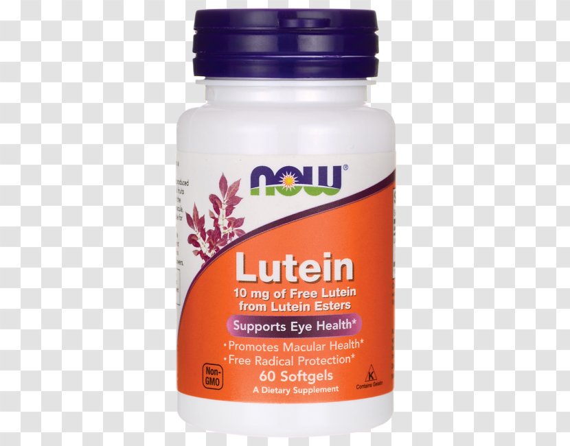 Dietary Supplement Lutein Softgel Food Vegetable - Zeaxanthin Transparent PNG