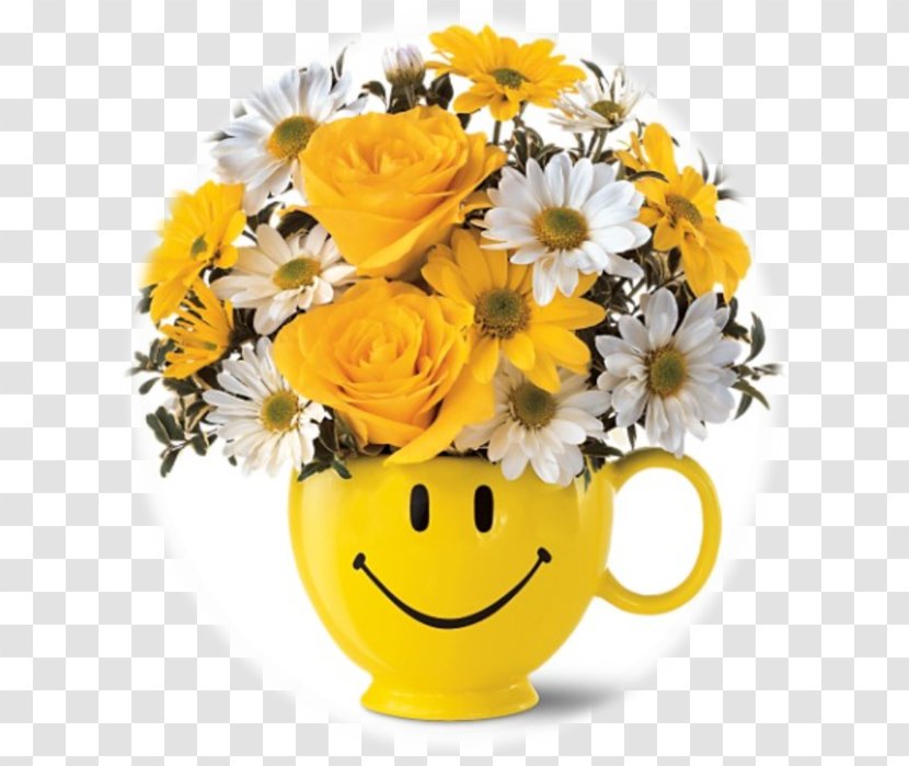 Common Sunflower Smiley Cut Flowers Floral Design Transparent PNG
