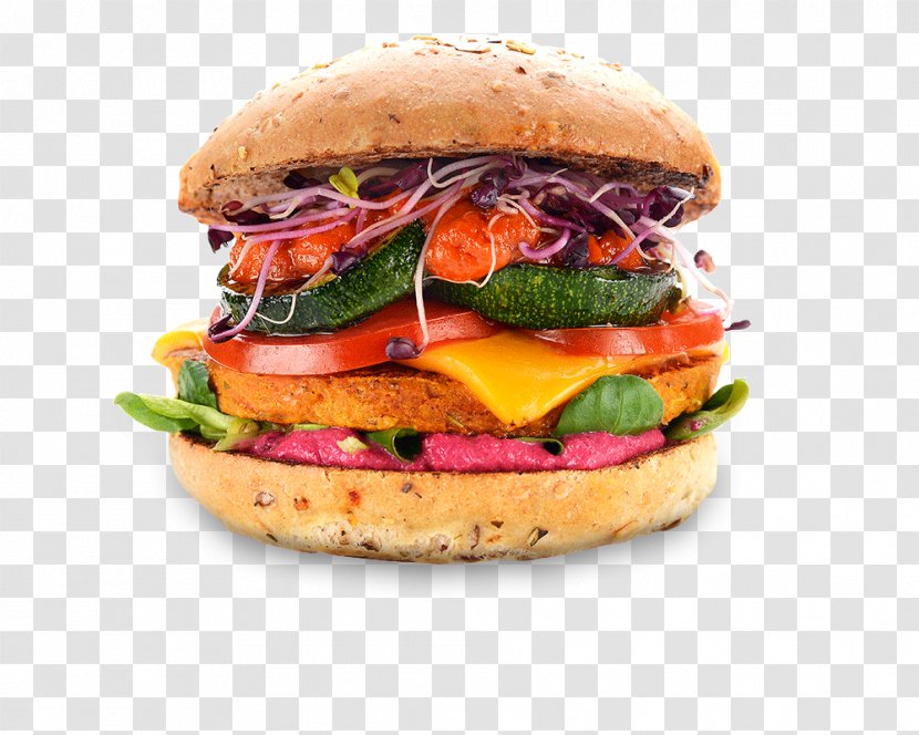 Cheeseburger Buffalo Burger Hamburger Veggie Mexican Cuisine - Sandwich - Soy Transparent PNG