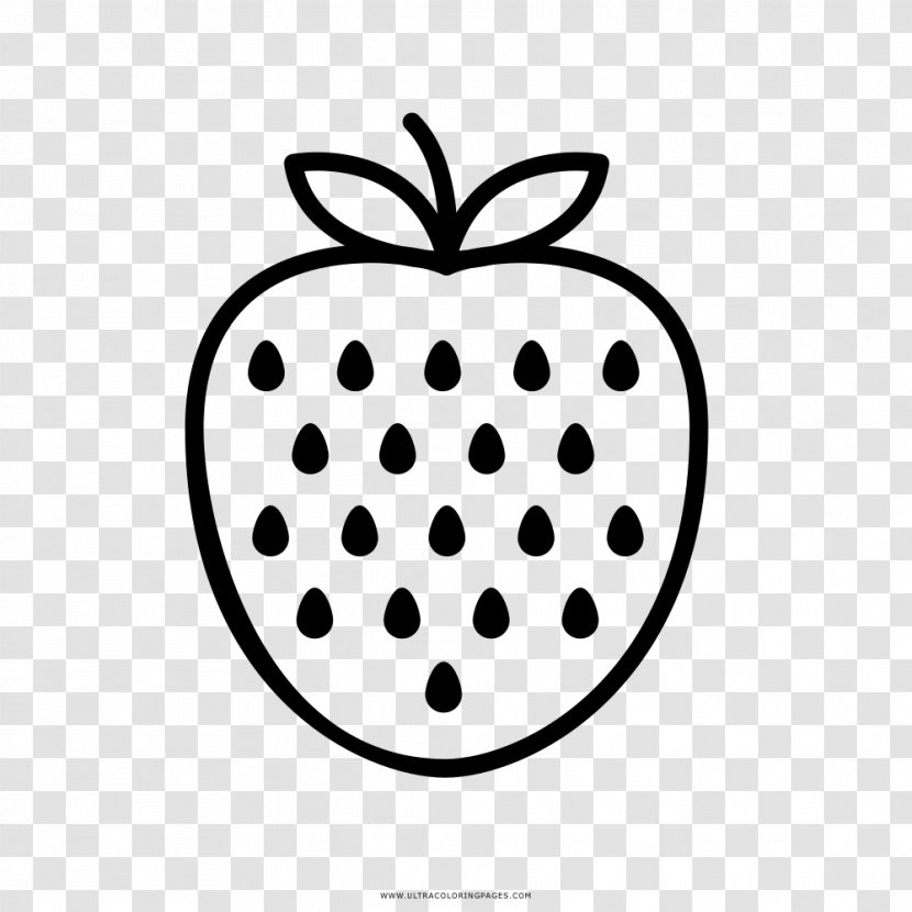 Strawberry Drawing Fruit Clip Art Line - Beatles Da Colorare Transparent PNG