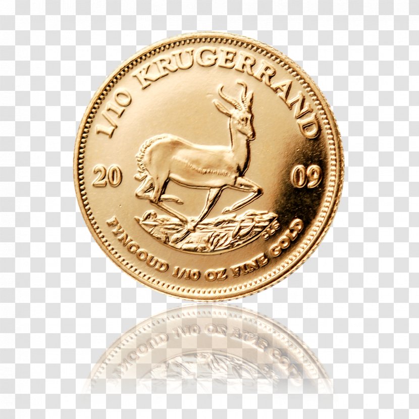 Gold Coin Krugerrand Canadian Maple Leaf - Sovereign Transparent PNG