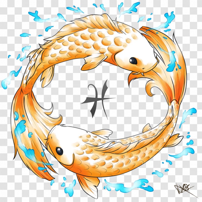 Fish Koi Pisces Tattoo Astrology Transparent PNG