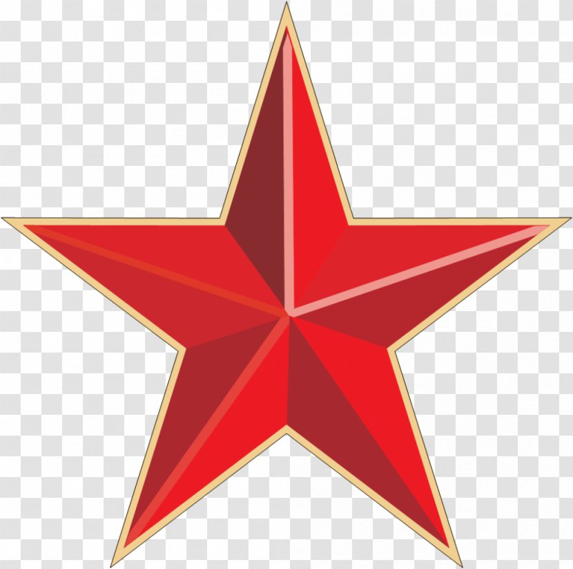 Red Star Clip Art - Triangle Transparent PNG