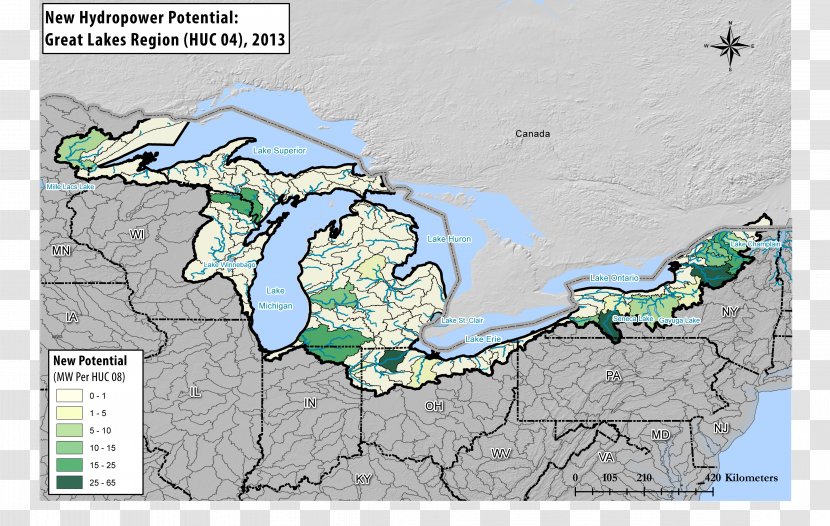 Oak Ridge National Laboratory Great Lakes Region UT–Battelle Hydropower - Atlas - United States Department Of Energy Transparent PNG