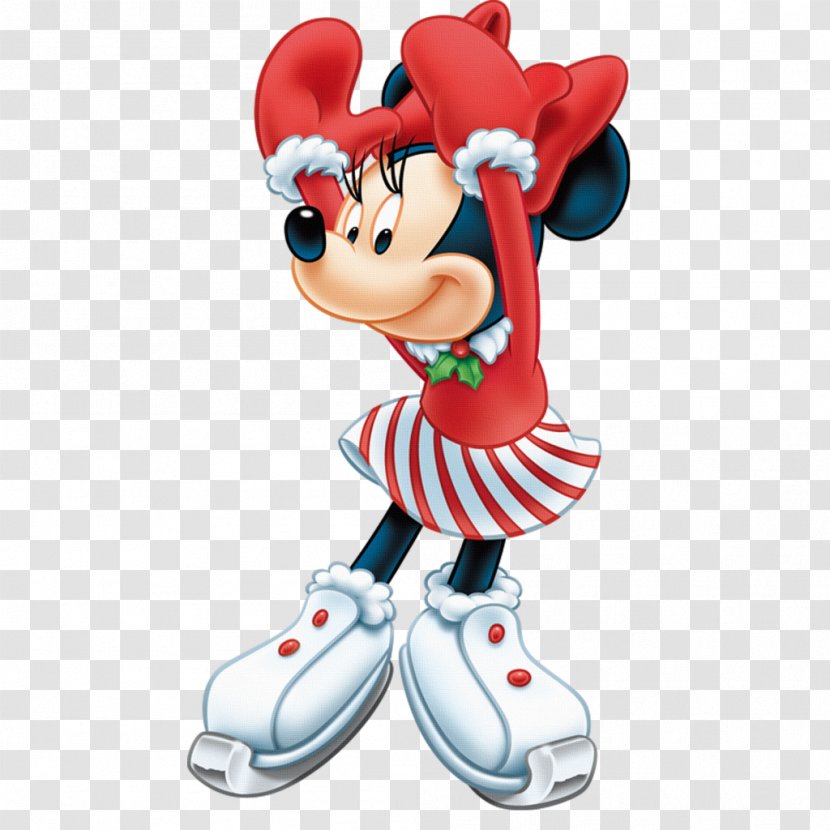 Minnie Mouse Mickey Donald Duck Santa Claus Christmas - Figurine - Disney Pluto Transparent PNG