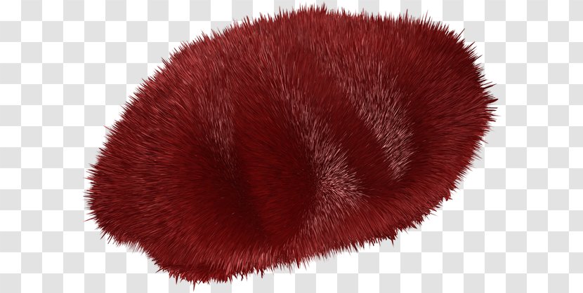 Fur Snout - Red - Faux Transparent PNG