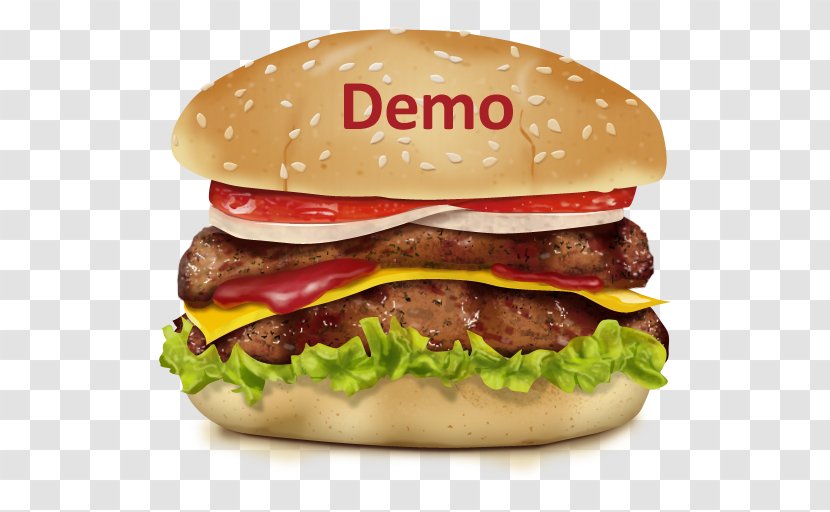 Hamburger Fast Food Cheeseburger - Ham Transparent PNG