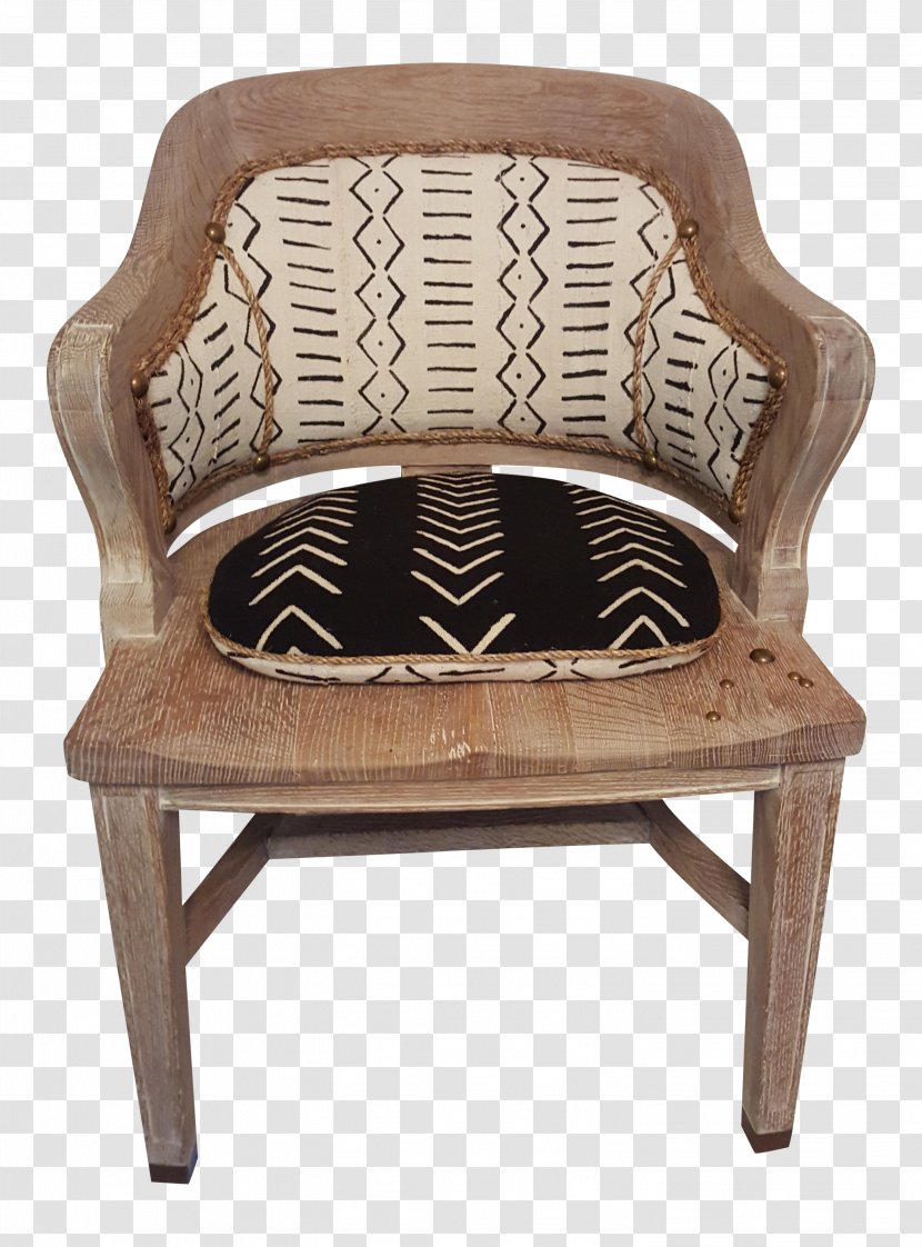 Chair Textile Upholstery Wood Mali - Mud Cloth Furniture Transparent PNG