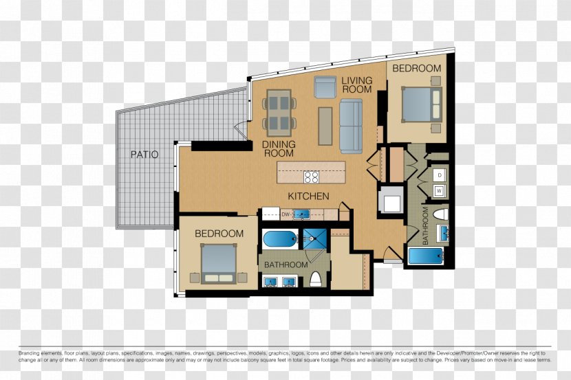 Essex Skyline Apartments Floor Plan Mac Arthur Place Renting - Architecture - Real Estate Transparent PNG