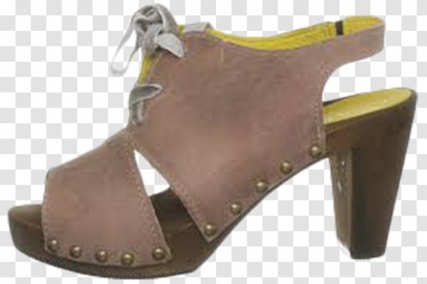Suede Sandal Shoe - Wooden Shoes Transparent PNG