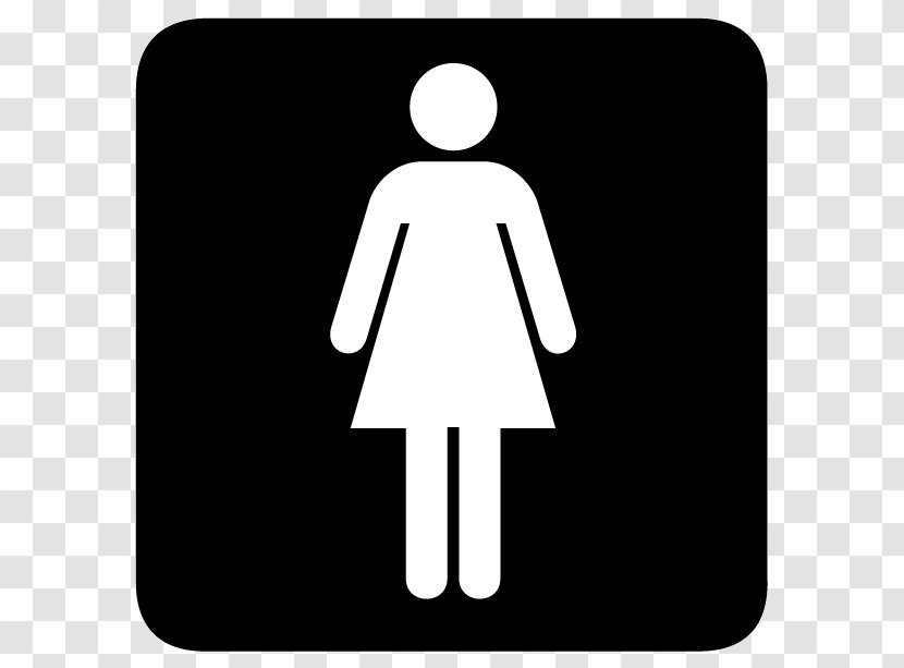 Public Toilet Bathroom Female - Rectangle Transparent PNG