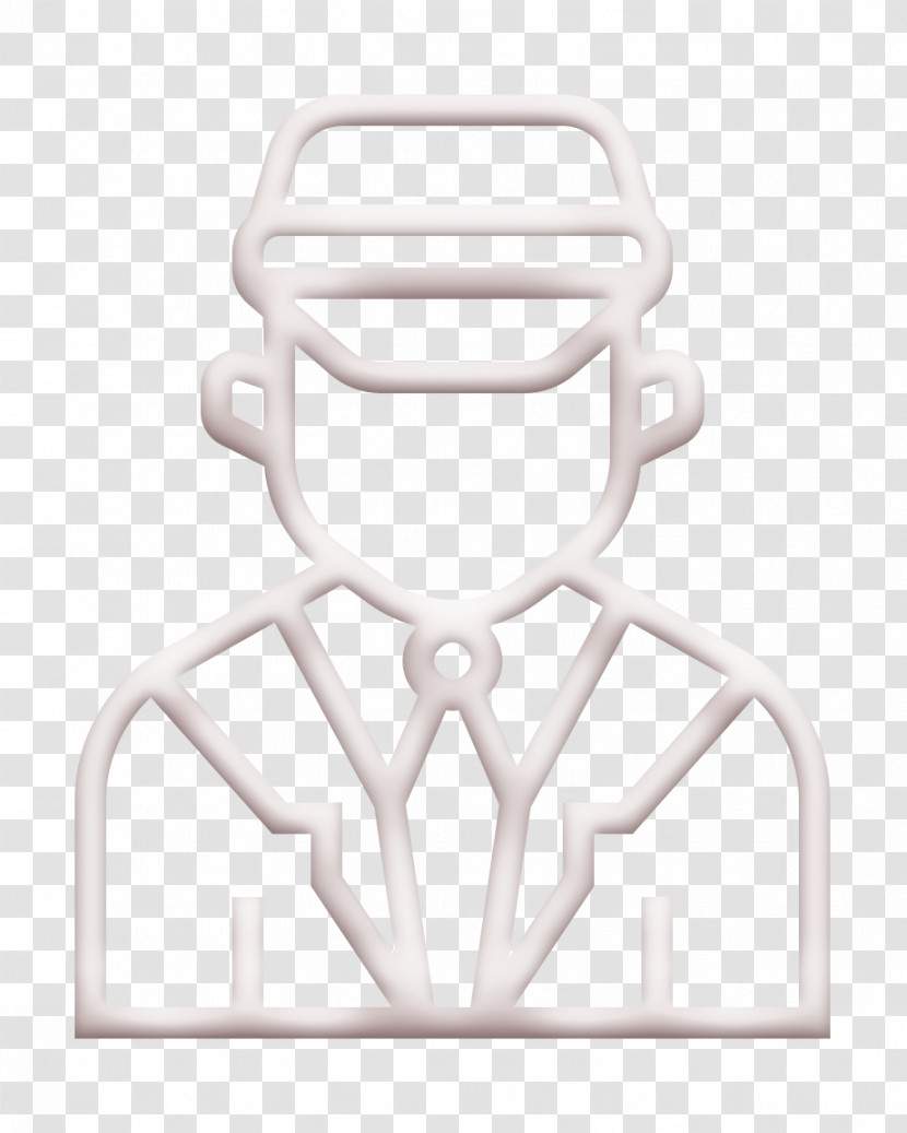 Chauffeur Icon Taxi Icon Jobs And Occupations Icon Transparent PNG