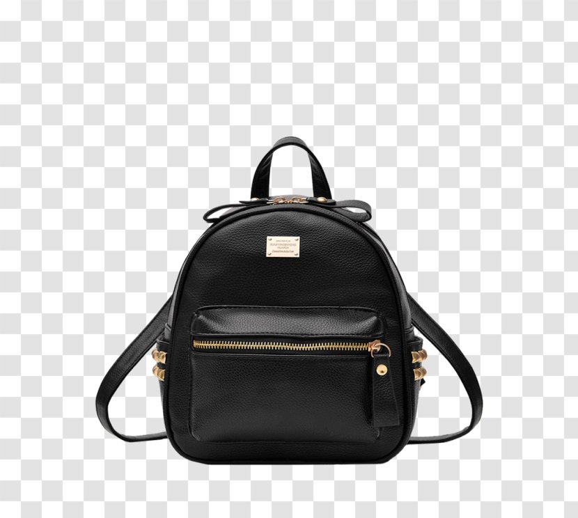 Handbag Leather Backpack Clothing Accessories - Shoulder Bag Transparent PNG