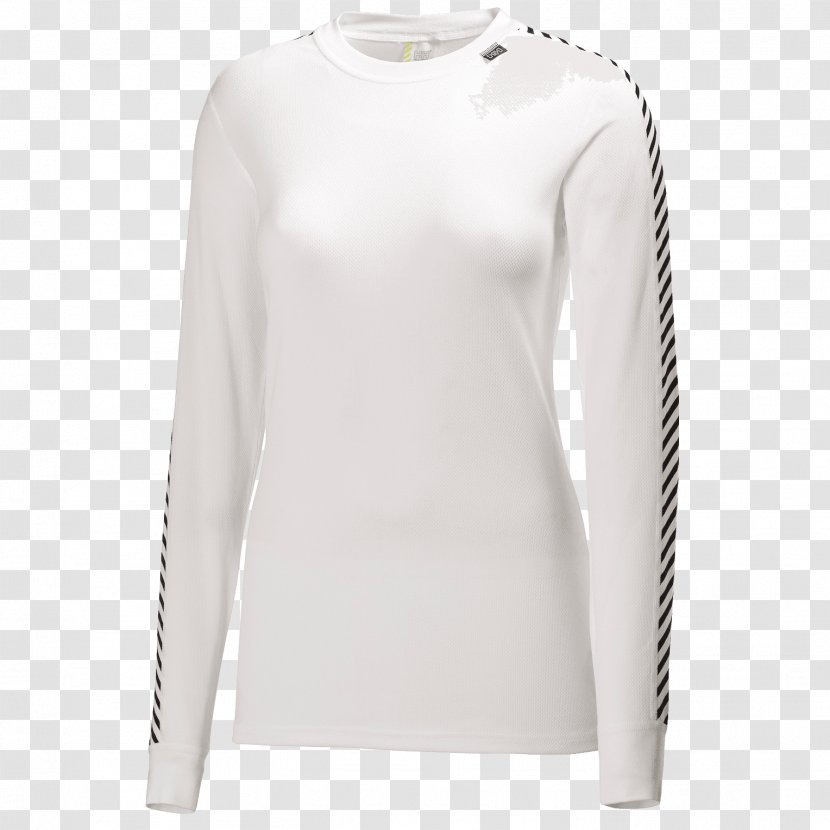 Long-sleeved T-shirt White Shoulder - Longsleeved Tshirt Transparent PNG