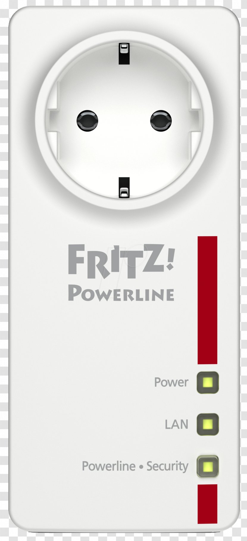 AVM GmbH PowerLAN Fritz! Power-line Communication Adapter - Megabit - Technology Transparent PNG