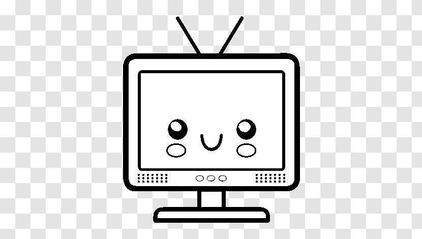 Drawing Television Set Painting Coloring Book - Sign Transparent PNG