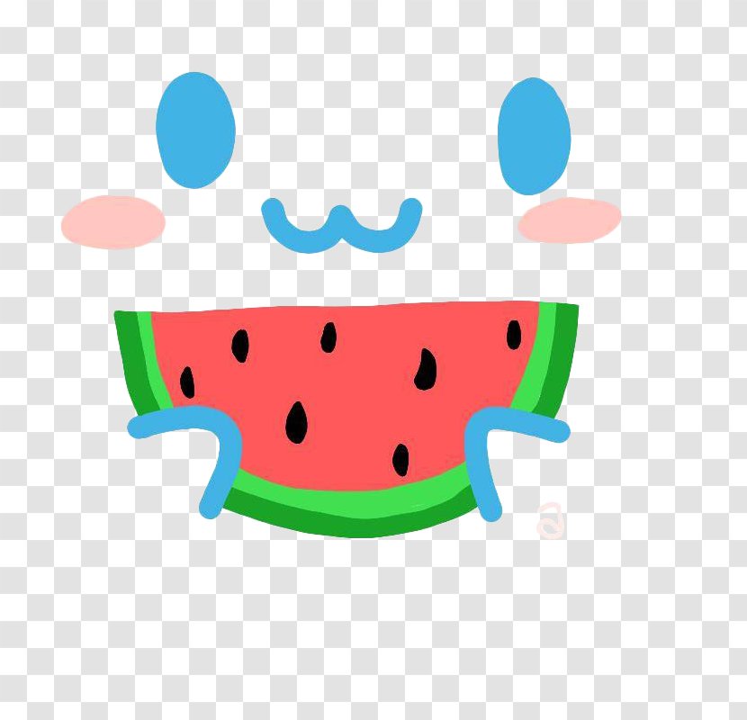 Watermelon Kavaii Drawing - Tree - Cartoon Expression Transparent PNG