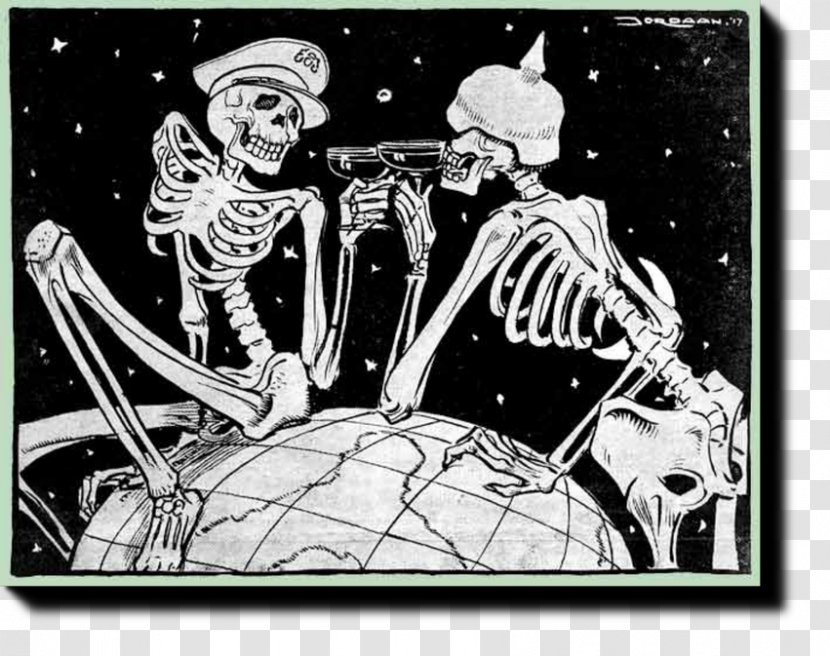 First World War Editorial Cartoon Assassination Of Archduke Franz Ferdinand Treaty Versailles - Germany - Chili Transparent PNG