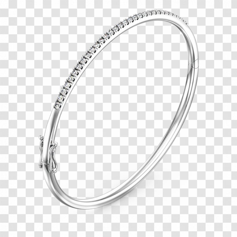 Bangle Ring Silver Body Jewellery - Metal - Ribbon Transparent PNG