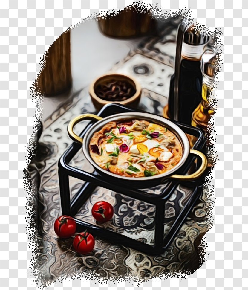 Dish Food Restaurant Cooking Omelette - Hot Pot Transparent PNG