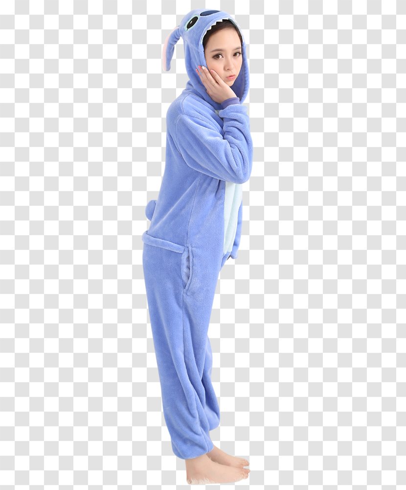 Pajamas Onesie Nightwear Jumpsuit Costume - Stitch Angel Transparent PNG