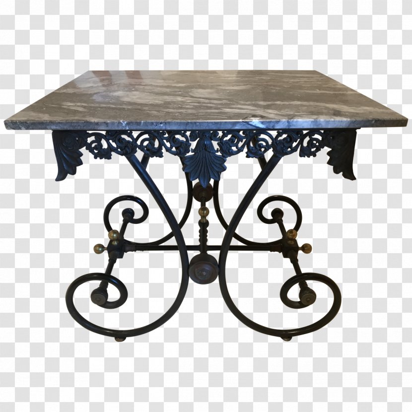 Bedside Tables Garden Furniture Chair - Cast Iron - Antique Table Transparent PNG