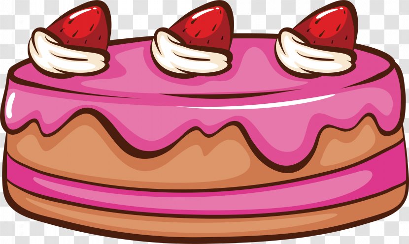 Flashcard Letter Stock Photography Illustration - Chocolate - Pink Strawberry Cake Transparent PNG