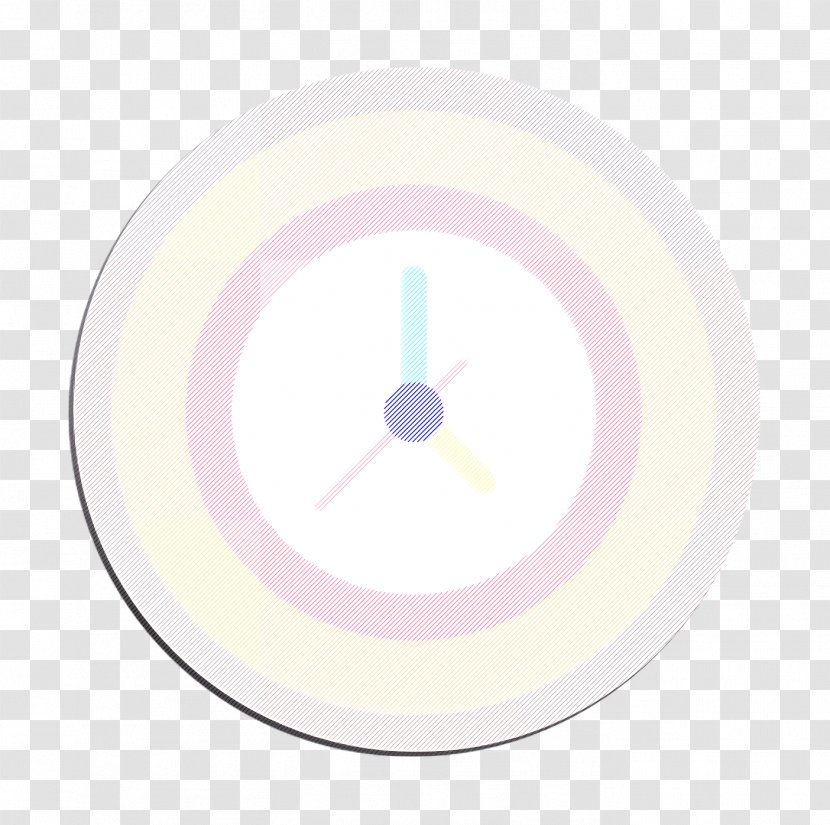 Clock Icon Oclock Time - Wheel Pink Transparent PNG