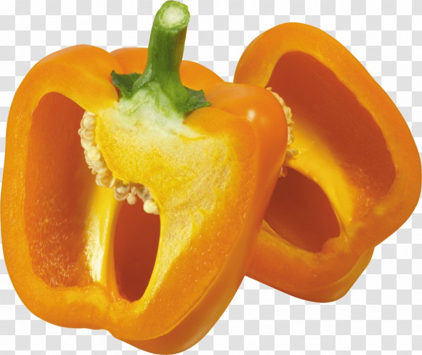 Habanero Yellow Pepper Bell Chili Black - Fruit Transparent PNG