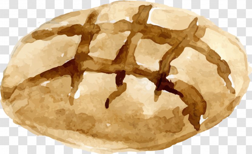 Croissant Pretzel Whole Wheat Bread - Dish - Cartoon Transparent PNG