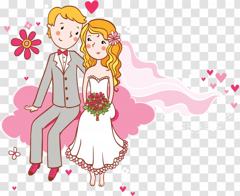 Wedding Invitation Bridegroom Clip Art - Flower Transparent PNG