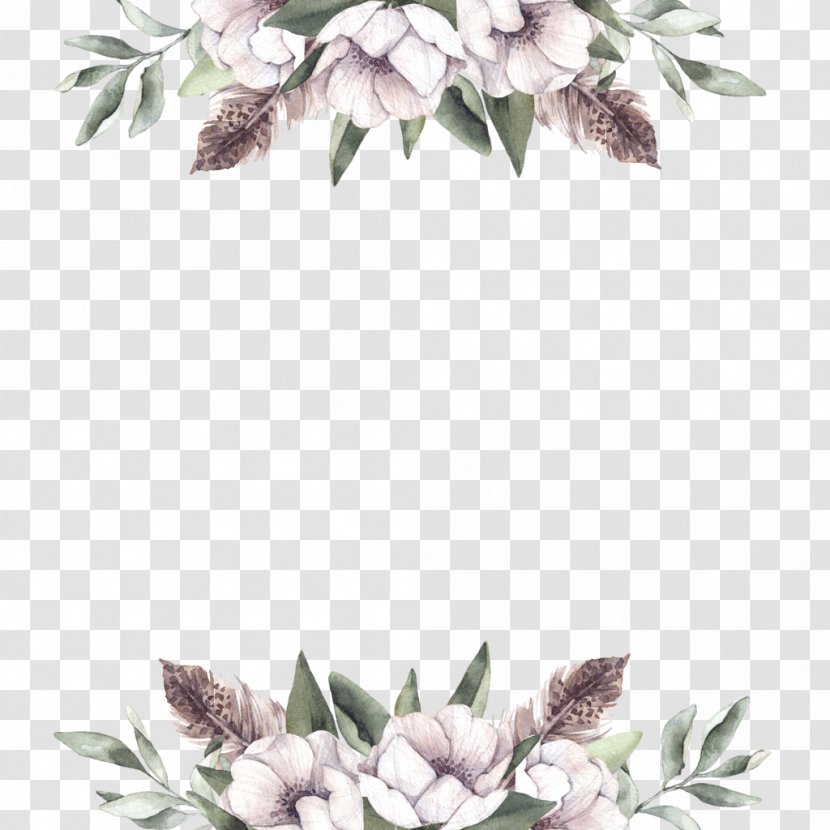 Floral Wedding Invitation Background - Lilac Plant Transparent PNG