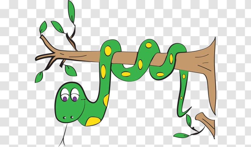 Brown Tree Snake Clip Art - Fauna - The On Cartoon Transparent PNG