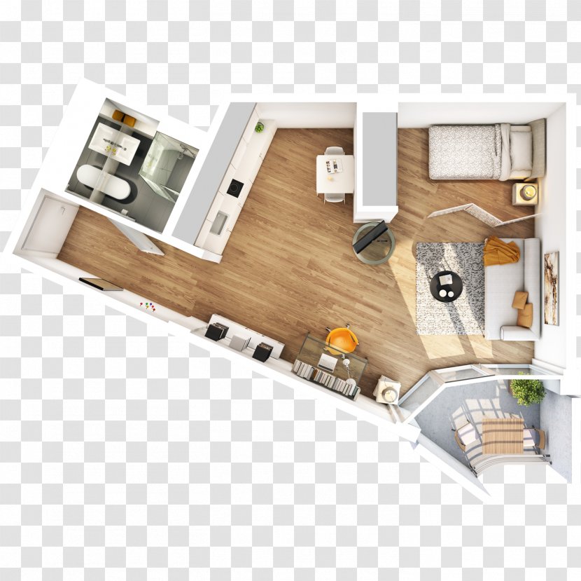 Studiosus 5 Augsburg Apartment Room Floor Plan Bendrabutis - Studio Transparent PNG