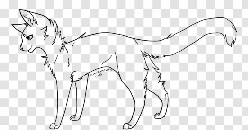 Whiskers Line Art Cat Drawing Warriors - Frame Transparent PNG