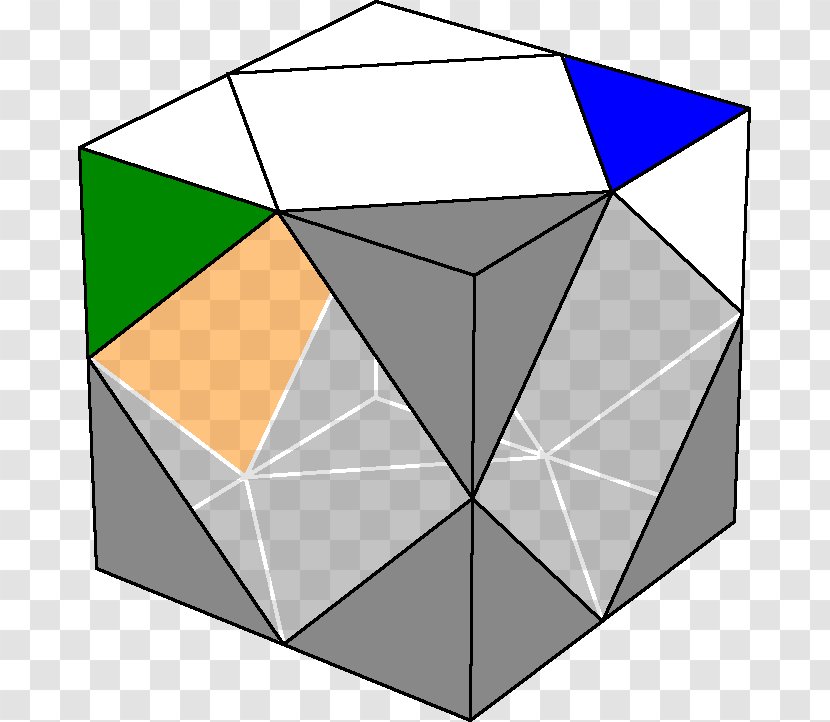 Skewb Location Symmetry Diagram - Remaining Crossword Clue Transparent PNG