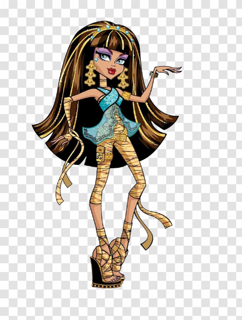 Monster High Nefera De Nile Doll Cleo DeNile Ever After - Costume Design Transparent PNG