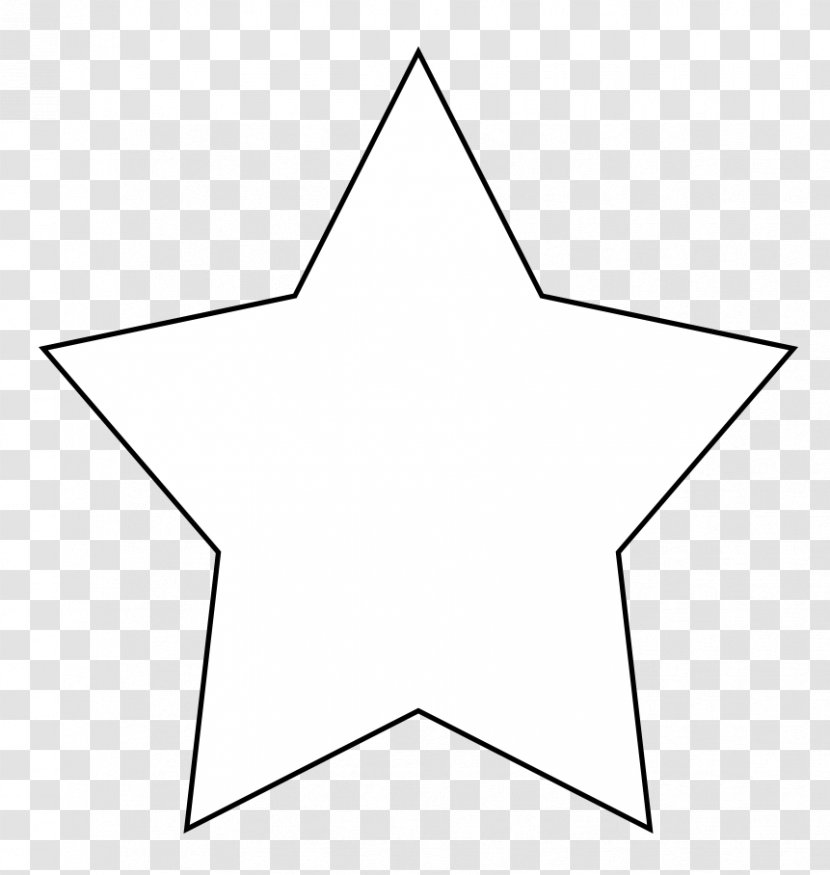 Star Shape Stencil Flag Of The United States Pattern - Point - Simple Cliparts Transparent PNG