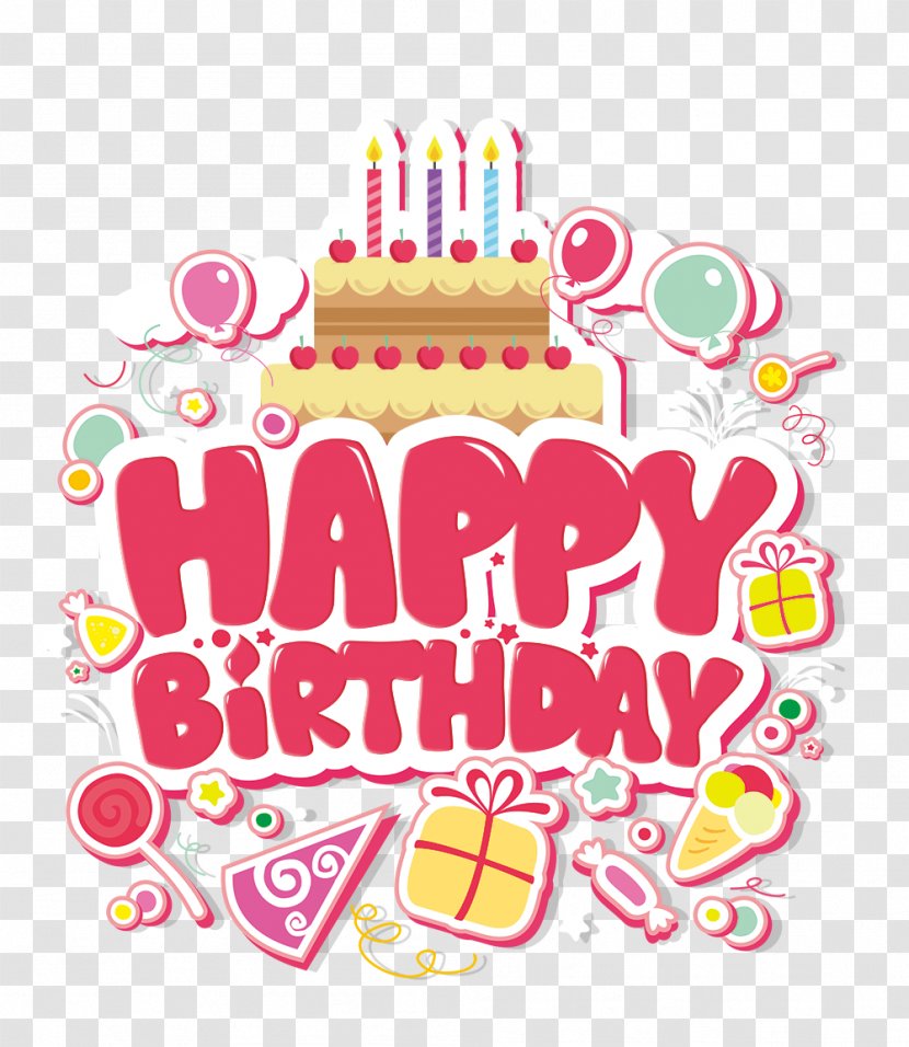 Birthday Cake Happy To You Clip Art - Cuisine Transparent PNG