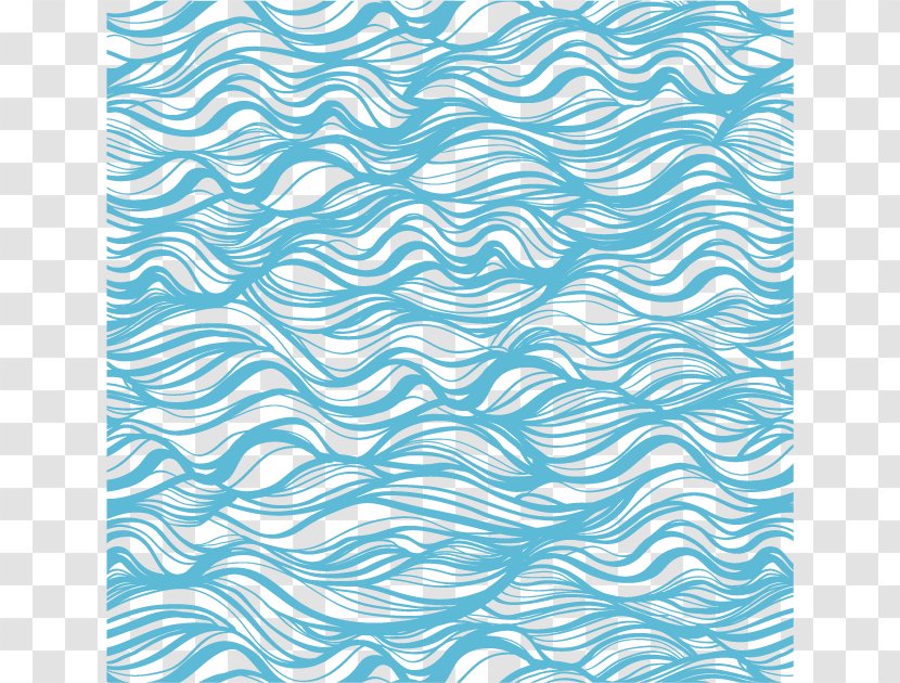 Wind Wave Euclidean Vector - Turquoise - Wave, Surf, Transparent PNG