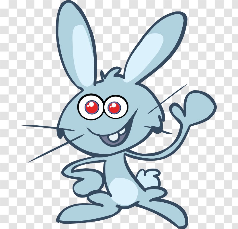 Domestic Rabbit Cartoon Clip Art - Facial Expression - Zajaczek Transparent PNG