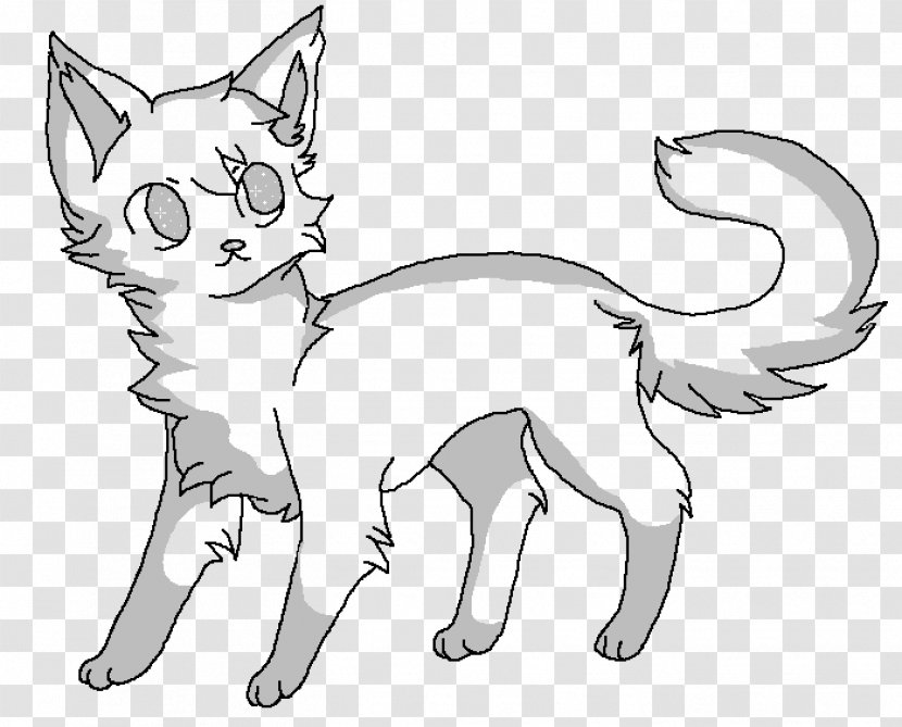 Whiskers Cat Drawing /m/02csf Paw - Wing Transparent PNG