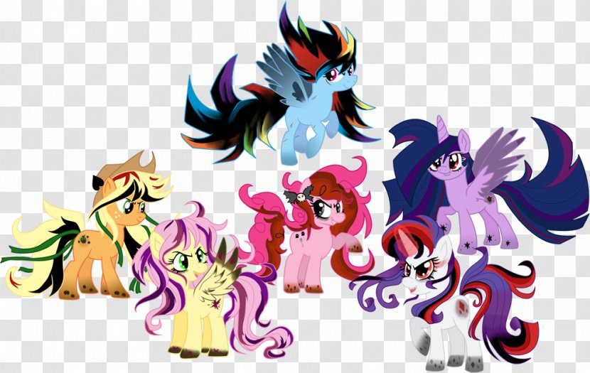 Applejack Pony Twilight Sparkle Pinkie Pie Rainbow Dash - Frame - Evil Transparent PNG