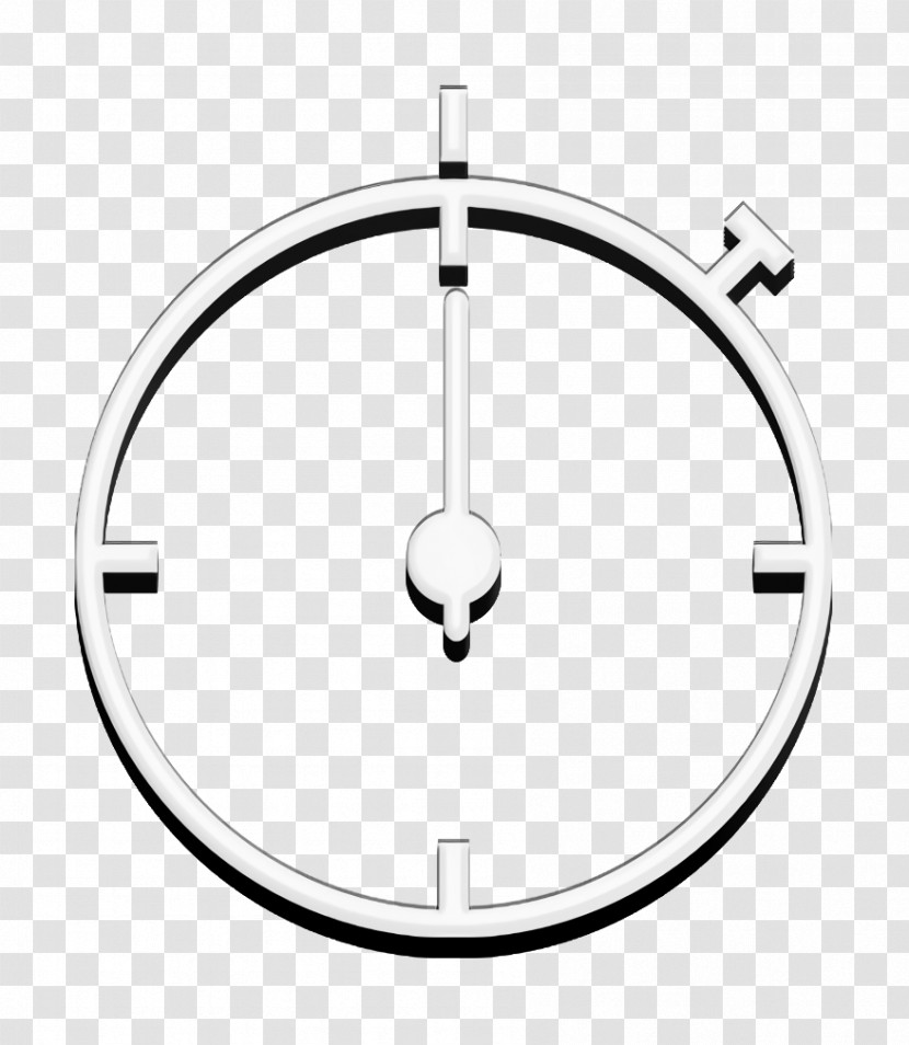 Timer Icon Chronometer Icon IOS7 Set Lined 1 Icon Transparent PNG