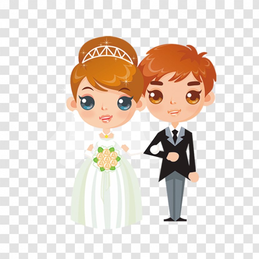 Wedding Invitation Bridegroom Cartoon - Heart Transparent PNG