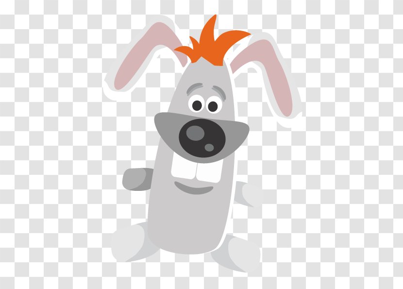 Rabbit Animation - Nose - Vector White Teeth Transparent PNG